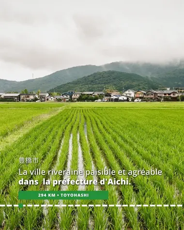 Toyohashi, ville riveraine paisible et agréable dans la préfecture d'Aichi