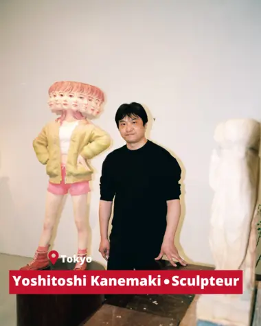 Portrait de l'artiste sculpteur Yoshitoshi  Kanemaki