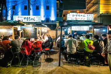 Essensstände in Hakata, Fukuoka