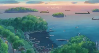 Le village où se déroule Ponyo sur la falaise, largement inspiré du village de Tomonoura