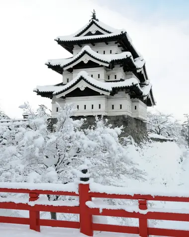 Château de Hirosaki, préfecture d'Aomori, Japon