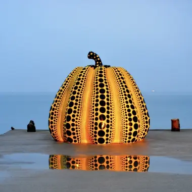 Naoshima Pumpkin by Kusama Yayoi