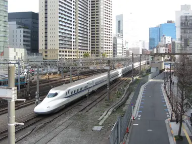 Shinkansen Bullet Train in Japan