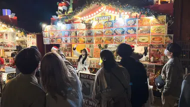 Christmas Market in Yokohama Red Brick Warehouse 