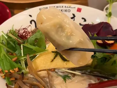 Gyoza at UNO YAKIKO 