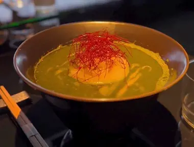 Onion ramen at Vegan Ramen UZU