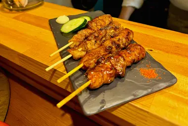 Soy meat yakitori at Nijiya Vegan Izakaya