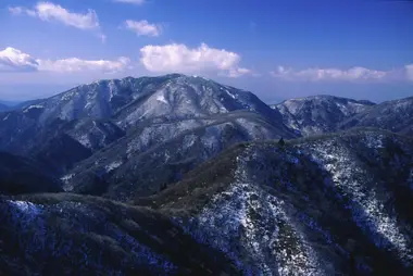 View from Mount Gozaisho in winter