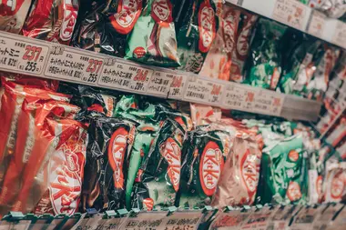 Etales de Kit-Kat au Japon