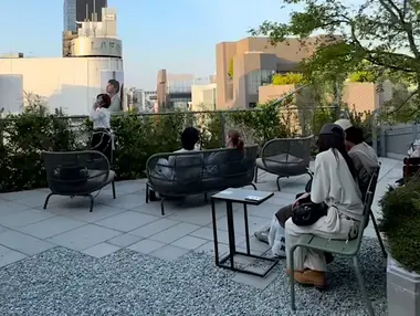 Tokyu Plaza Harakado outdoor terrace
