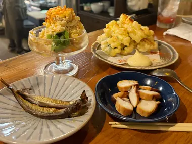 Dishes at Rutubo in Gion, Kyoto