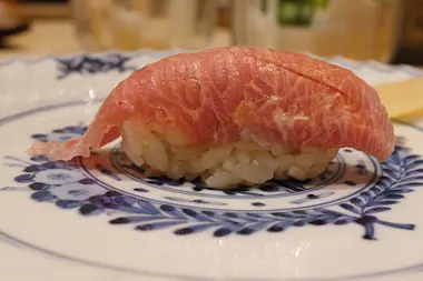 Otoro nigiri- Sushi Ikuta, Kanazawa