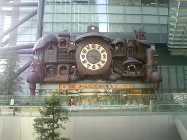 L'horloge Ghibli de Shiodome