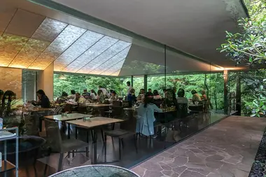 Nezu Cafe at the Nezu Museum in Tokyo, Japan