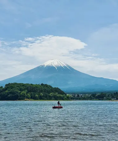 ミワサチコ　miwa sachiko beautiful place Top Scenic Spots for Viewing Mt. Fuji in Fujikawaguchiko, Japan