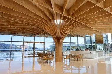 Un intérieur de papier par Ban Shigeru (Hiroshima)