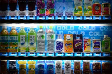 Vending machine in Japan