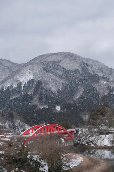 La préfecture de Toyama sous la neige