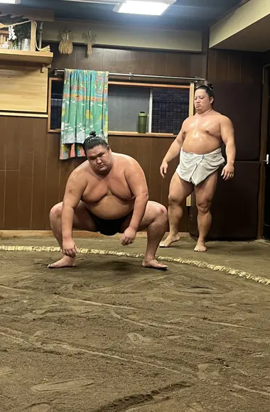 Entrainement de sumo (Ryogoku, Tokyo)