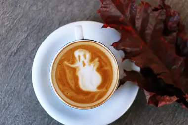 Un latte d'Halloween Un latte d'Halloween
