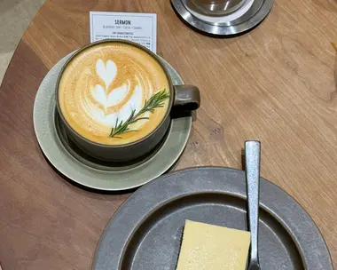 Rosemary Latte at Verve Coffee