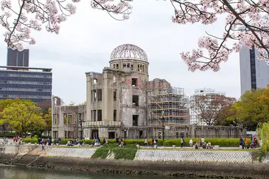 Sakura by the A-Bomb Dome