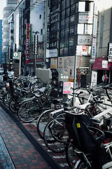 Garer son vélo au Japon