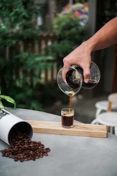 Japanese-style iced coffee