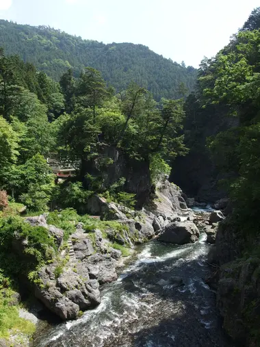 Rivière Tama à Okutama