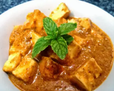 Exemple de curry vegetarien