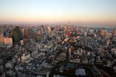 Tokyo depuis les cieux