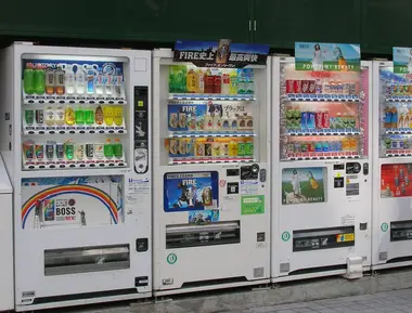 Vending machines in Japan