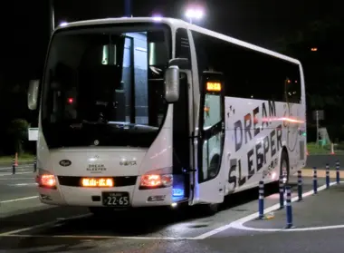 Un bus de nuit au Japon