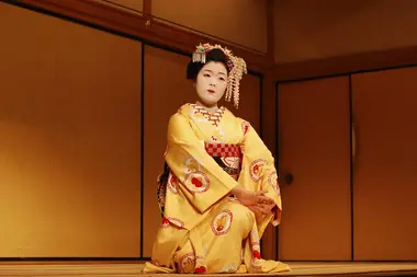 Geisha during private performance