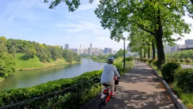 Palais impérial en vélo