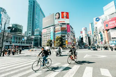Shibuya en vélo
