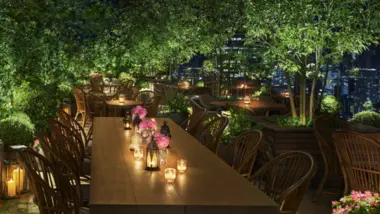 The Jade room and Garden Terrace