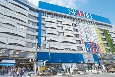 One of departo, department store, which animate the neighborhood Seibu in Tokyo.