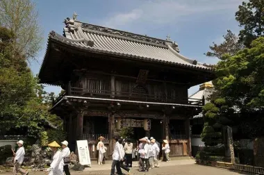 Naruto contains the first two of the 88 temples of the famous temples of Shikoku pilgrimage.