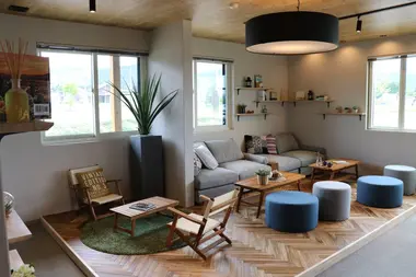 L'hôtel "Slow village" à Iide