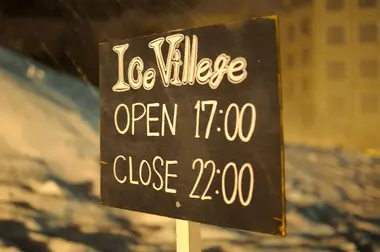 Entrée du Ice VIllage