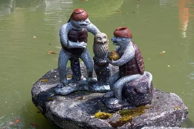 Les kappa habiteraient-ils encore les eaux du temple ?