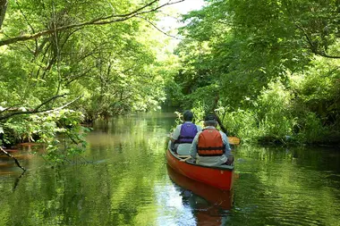 La rivière Bibi-gawa à deux pas du lac Utonai