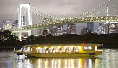 Le yakatabune de la croisière Odaiba Course