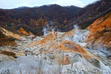  La vallée de l'enfer, Noboribetsu Onsen, Hokkaido_J