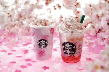 Les douceurs à la fraise du Starbucks