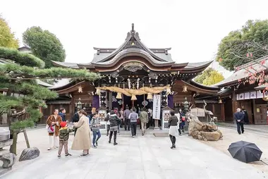 El santuario Kushida, dedicado a los hermanos Amaterasu y Susanoo