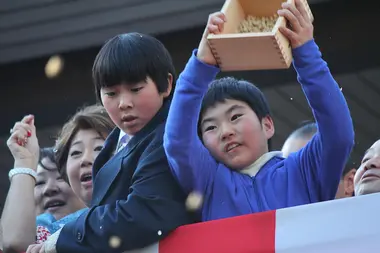 Mame maki à Setsubun