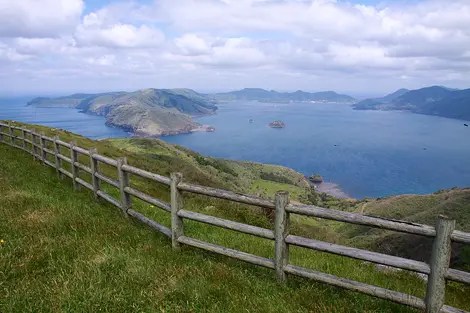 Dozen Caldera seen from Mt. Akahage, Chiburijima, Oki Islands