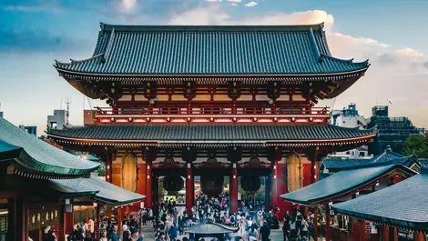 Senso-ji temple in Asakusa, Tokyo